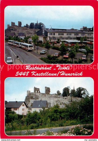 Kastellaun Hunsrueck Restaurant Tivoli Burgruine