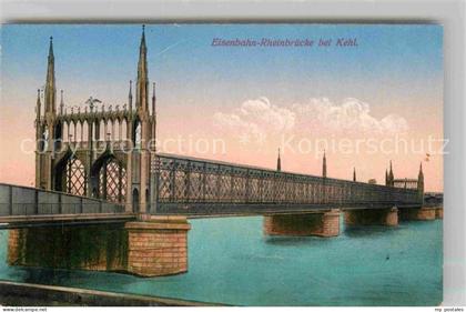 Kehl Rhein Eisenbahnbruecke