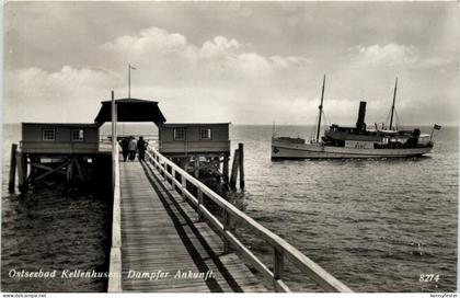 Seebad Kellenhusen, Dampfer Ankunft