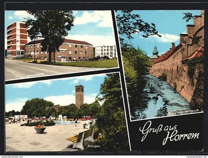 AK Horrem / Kerpen, Altersheim, Anlagen, Burg Hemmersbach
