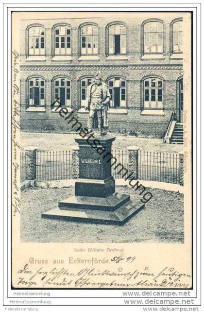 Eckernförde - Kaiser Wilhelm Denkmal
