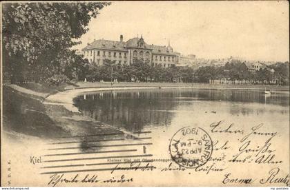 Kiel Kleiner Kiel mit Oberlandes Gerichtsgebaeude