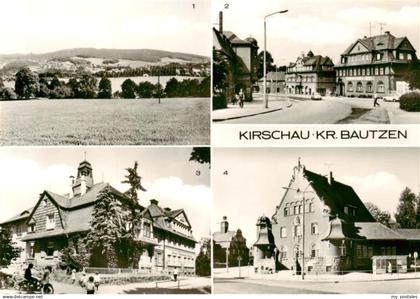 Kirschau Sachsen Panorama Postplatz Ernst Thaelmann Schule Postamt