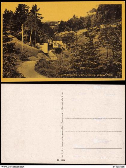 Kleinhennersdorf-Gohrisch (Sächs. Schweiz) Liethenmühle Sächsische Schweiz 1940