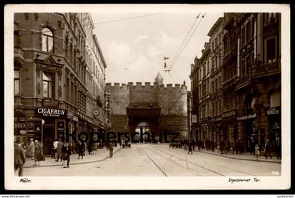 ALTE POSTKARTE KÖLN EIGELSTEIN EIGELSTEINER TOR CIGARREN PAUL SCHIMKE G. ZUBAN MANOLI TH. SCHÜTTE WASCHANSTALT FÄRBEREI