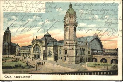 Koeln Rhein Koeln Hauptbahnhof