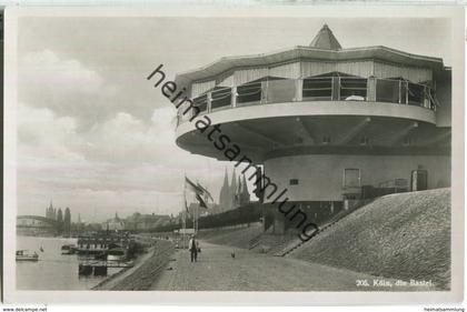 Köln - die Bastei - Foto-Ansichtskarte 30er Jahre - Verlag Hoursch & Bechstedt Köln