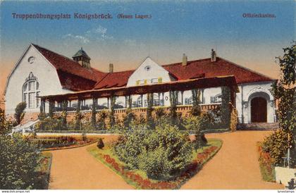 Germany Koenigsbrueck Military Training Area Officers Casino vintage postcard