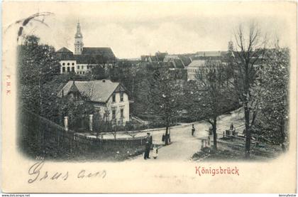 Königsbrück - Reliefkarte