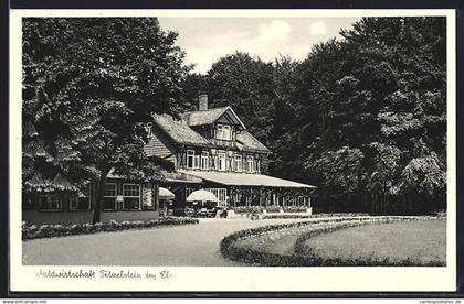 AK Königslutter am Elm, Gasthof Waldwirtschaft Tetzelstein, Inh. Carl Böker