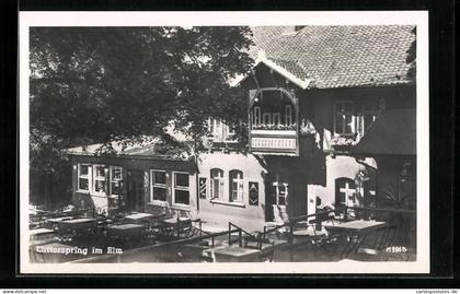 AK Königslutter, Waldrestaurant und Tanzdiele Lutterspring