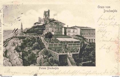 Drachenfels Ruine Koenigswinter Plateau Drachenfels