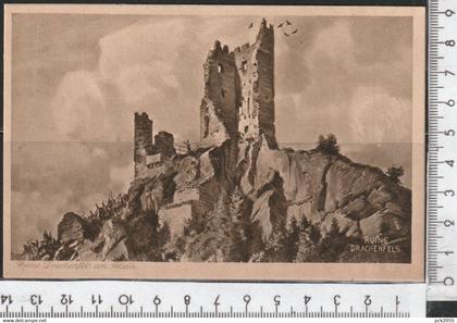 Königswinter Ruine Drachenfels ungebraucht 1925 ( AK 3282 )