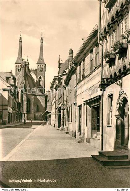 Koethen Anhalt Marktstrasse