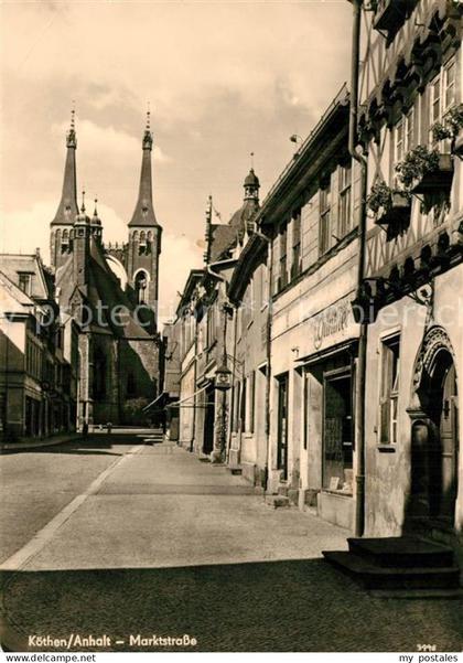 Koethen Anhalt Marktstrasse