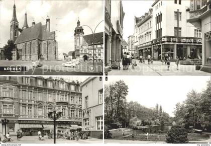 Koethen Anhalt schalaunische Strasse Rathaus Kirche
