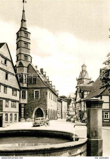 Korbach Stechbahn mit Rathaus