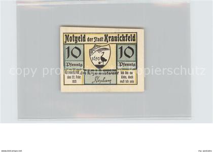 Kranichfeld Niederburg Weimarisches Schloss 10 Pfennig