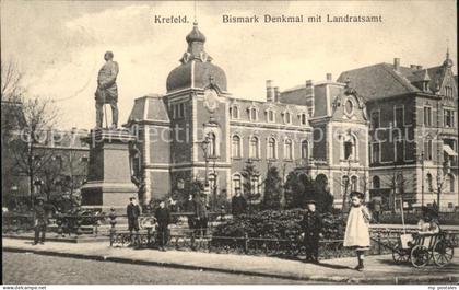 41560018 Krefeld Bismark Denkmal Landratsamt Krefeld