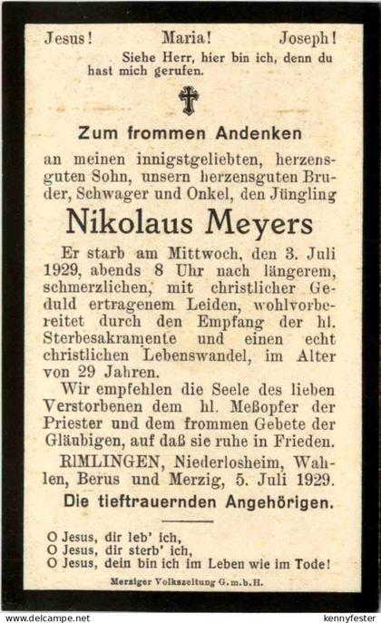 Todesanzeige - Rimlingen