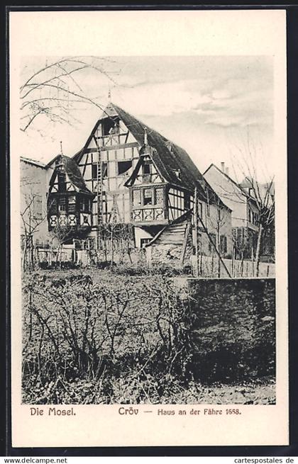 AK Kröv, Haus an der Fähre, Fachwerkhaus