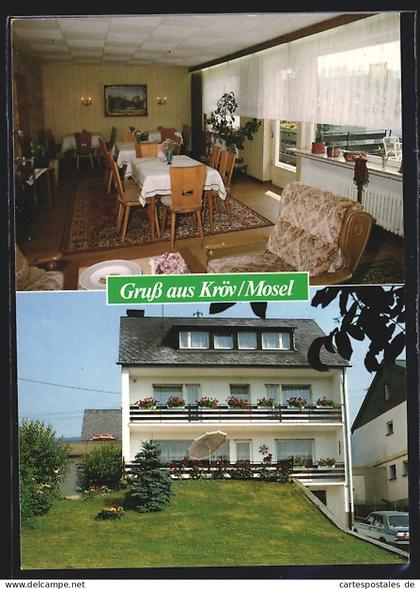 AK Kröv / Mosel, Gasthaus Paul Junglen-Engel, Robert-Schumann-Strasse 234