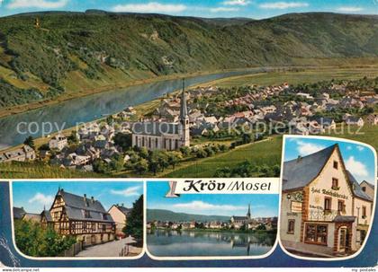 Kroev Mosel Panorama Fachwerkhaus Moselpartie Hotel Reichsschenke