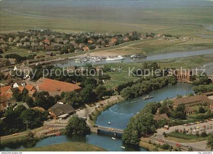 Greetsiel Krummhoern Aurich Niedersachsen Fliegeraufnahme