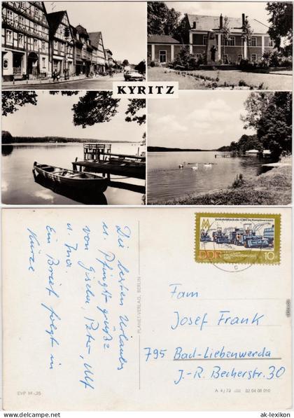 Foto Ansichtskarte  Kyritz See Ansichten, Straße 1973
