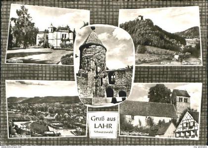 Lahr Schwarzwald Lahr Park Bad Kirche Ruine x 1964