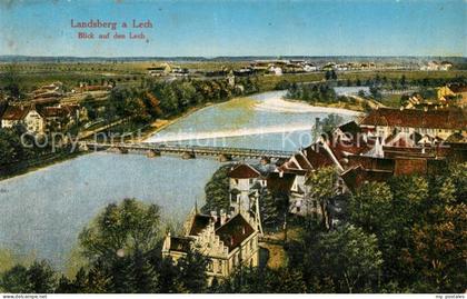 Landsberg Lech Blick auf den Lech