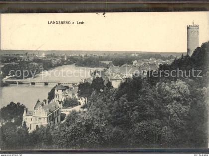 Landsberg Lech Panorama Lechtal Jungfernsprung Turm
