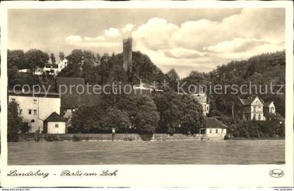 Landsberg Lech Partie am Lech Turm