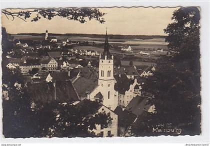 39022628 - Mainburg. Teilansicht mit Kirche. 1941 Feldpost kleiner Knick an der rechten oberen Ecke  Leichte Abschuerfu