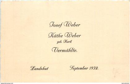 Landshut, Vermählungskarte