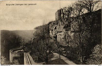 CPA LANDSTUHL - Burgruine Sickingen bei LANDSTUHL GERMANY (914154)
