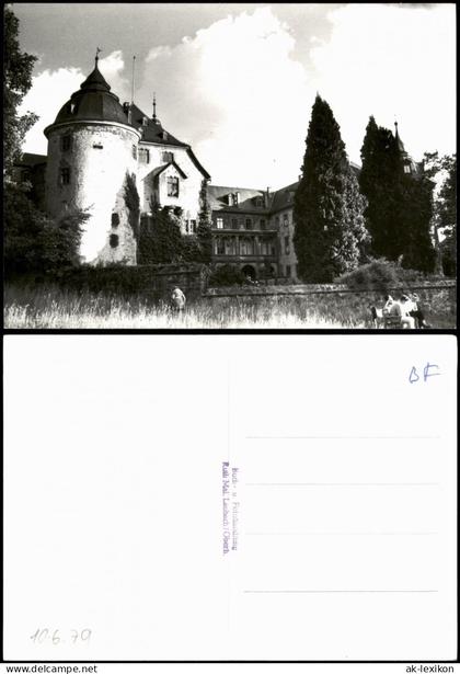 Ansichtskarte Laubach (Hessen) Partie am Schloß 1979