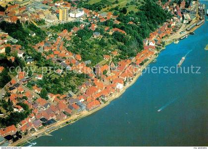 Lauenburg Elbe Fliegeraufnahme