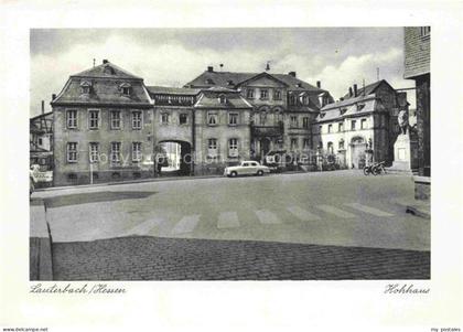 Eisenbach Vogelsbergkreis Lauterbach Hessen Hohhaus Barockgebaeude Platz Auto Ko