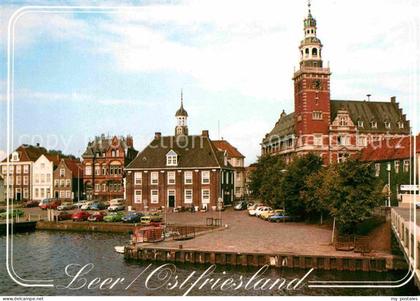 Leer Ostfriesland Hafen Rathaus Altstadt