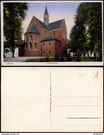 Ansichtskarte Lehnin-Kloster Lehnin Klosterkirche 1922