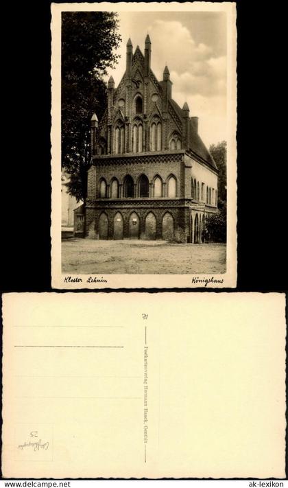 Ansichtskarte Lehnin-Kloster Lehnin Partie am Königshaus 1934