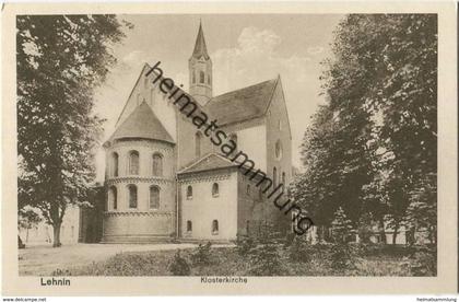 Lehnin - Klosterkirche - Verlag Hermann Haack Genthin 20er Jahre
