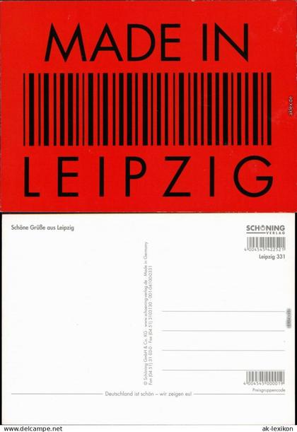 Ansichtskarte Leipzig Made in  Leipzig 2003