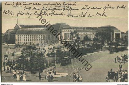 Leipzig - Hauptbahnhof - Verlag M. Dohms Leipzig
