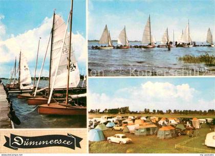 Lembruch Bootssteg Segelboote Campingplatz
