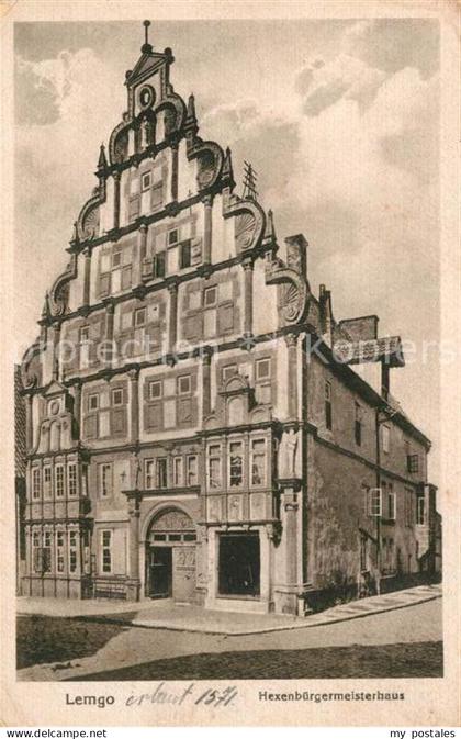Lemgo Lippe NRW Hexenbuergermeisterhaus