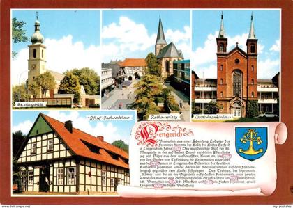 Lengerich Westfalen St Margareta Rathausplatz Landeskrankenhaus Boerse Fachwerkh