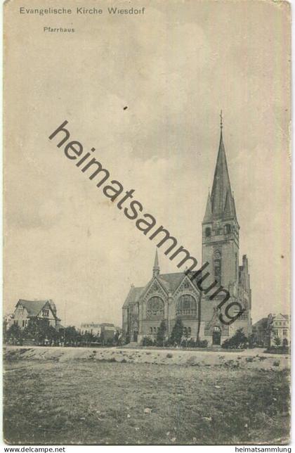 Wiesdorf - Leverkusen - Pfarrhaus - evangelische Kirche - Verlag Jos. Wipperfürth Wiesdorf - Feldpost