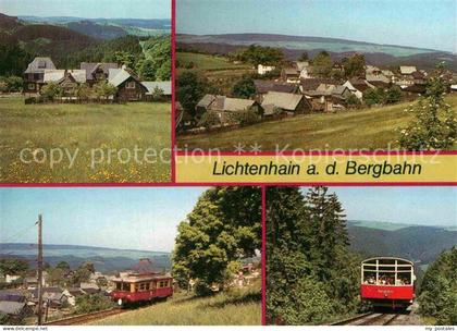 Lichtenhain Bergbahn Bergbahn Flachstrecke Steilstrecke Panorama